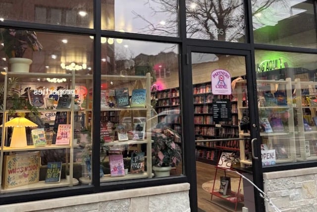Exterior photo of the bookstore