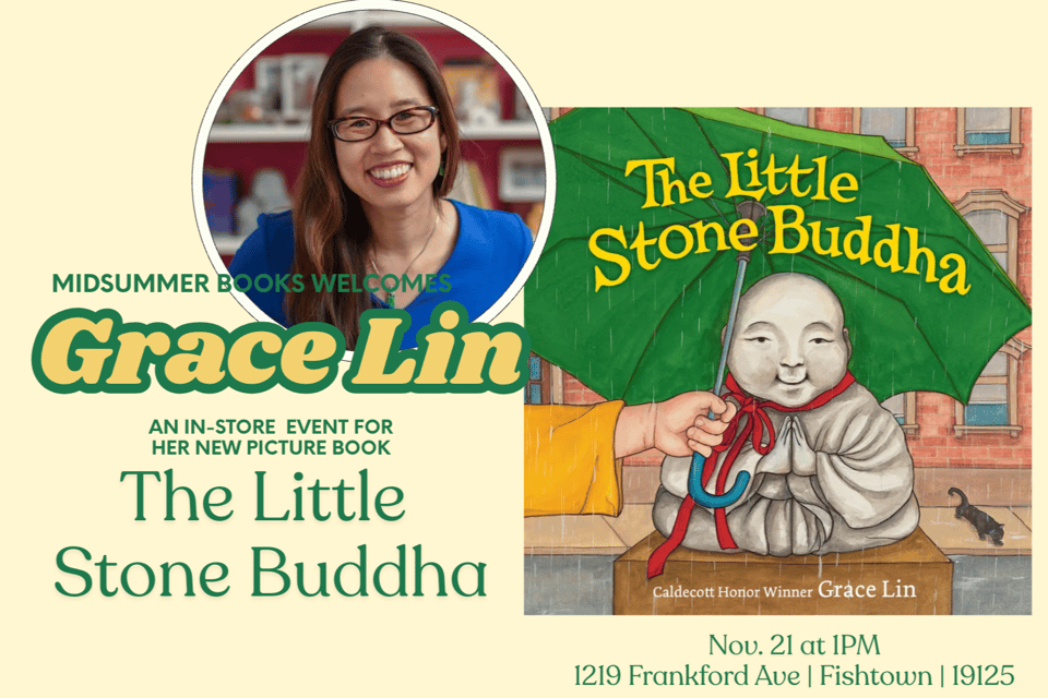 Grace Lin author/illustrator of The Little Stone Buddha