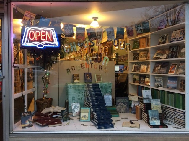 Exterior photo of the bookstore