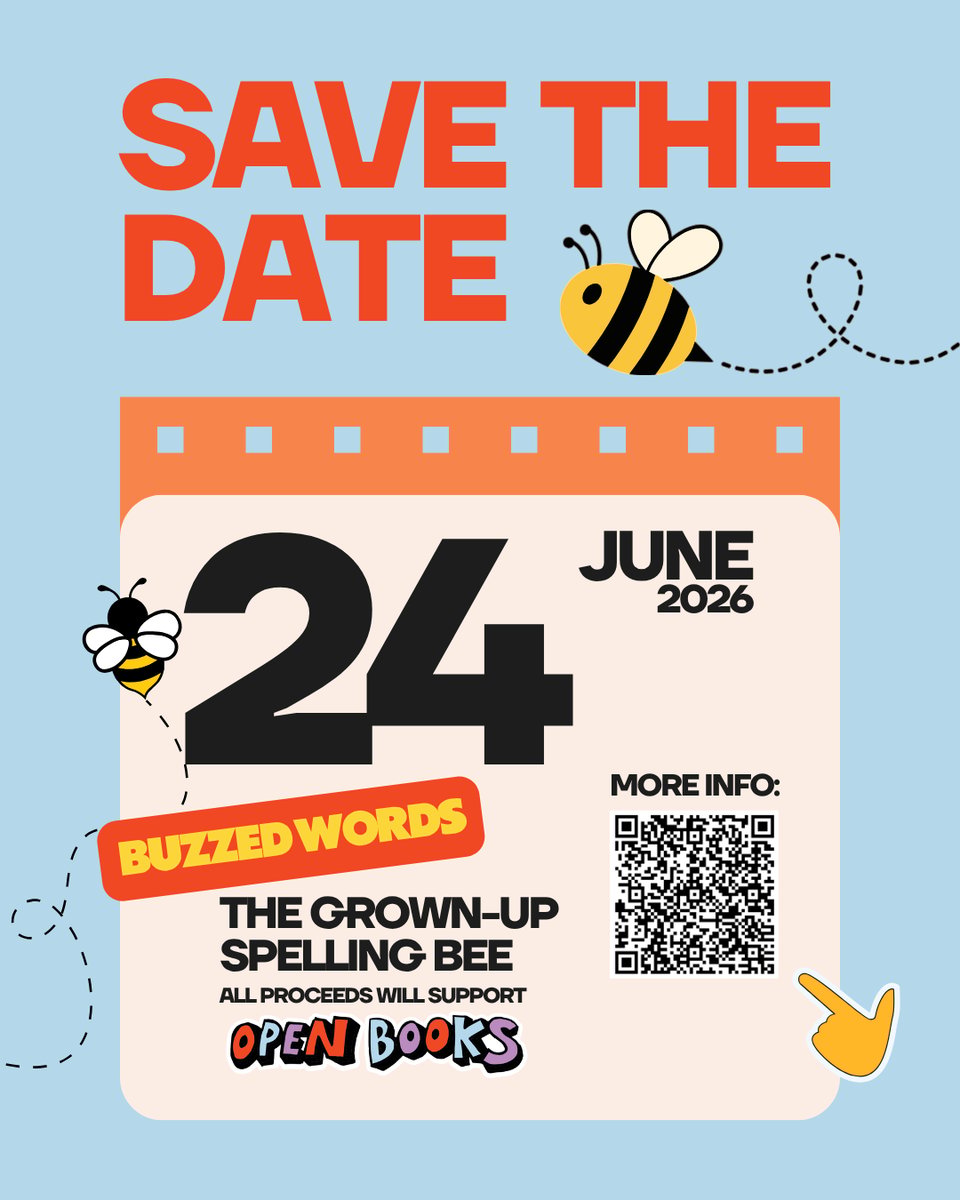 open books Chicago - grown-up spelling bee fundraiser