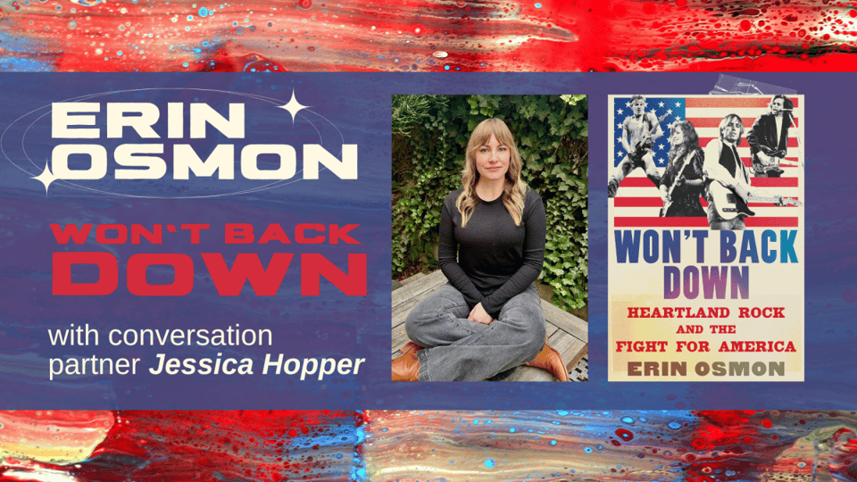 Erin osman author photo and book cover for Won't Back Down