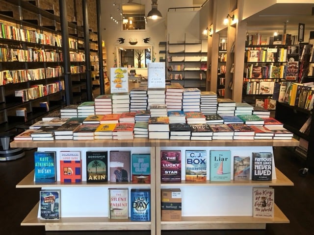 Interior photo of the bookstore