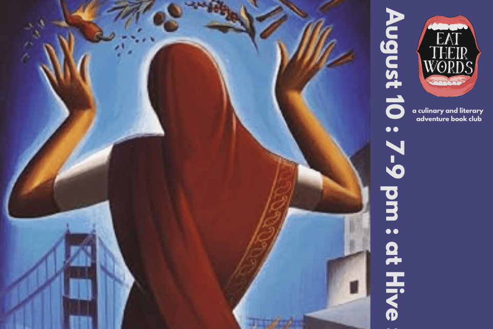 ETW August promo image of the cover of the book and date/time