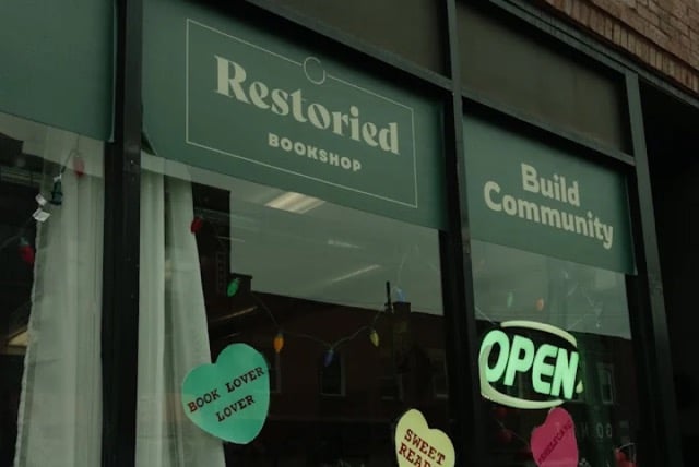 Exterior photo of the bookstore