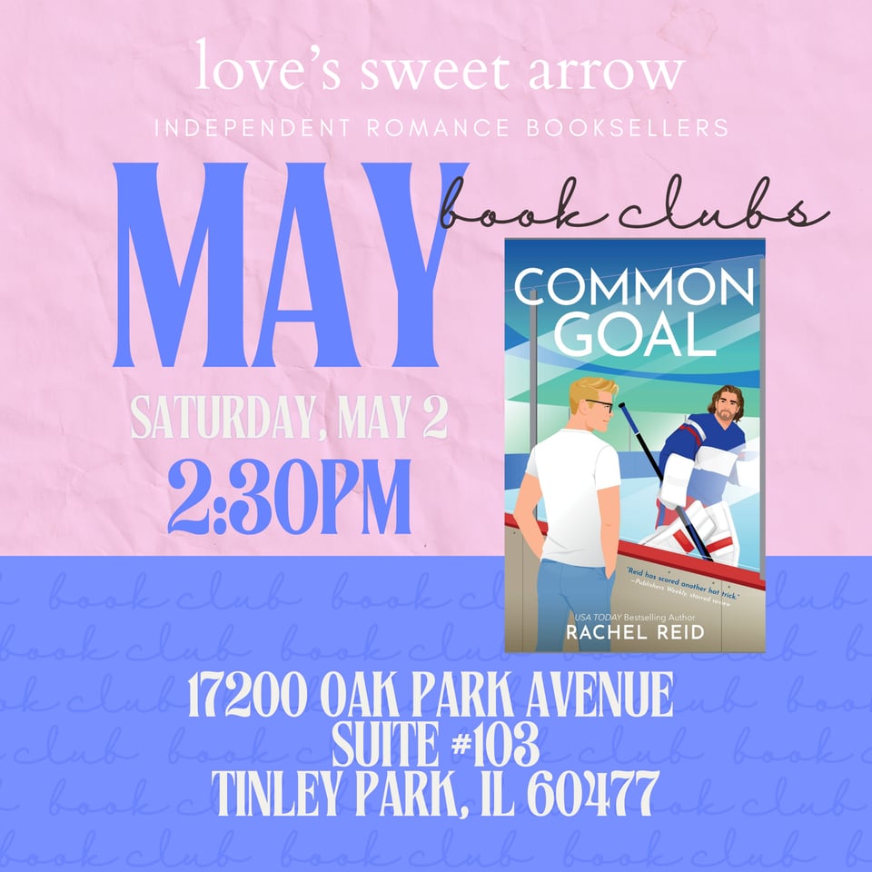 photo of Love's Sweet Arrow May Bookclub: Common Goal by Rachel Reid