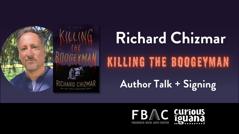Promotional image for Richard Chizmar featuring a headshot of the author and the book cover image.