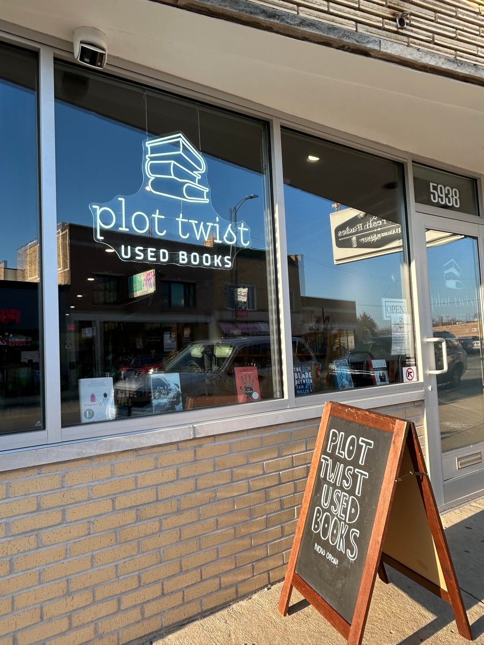 Exterior photo of the bookstore