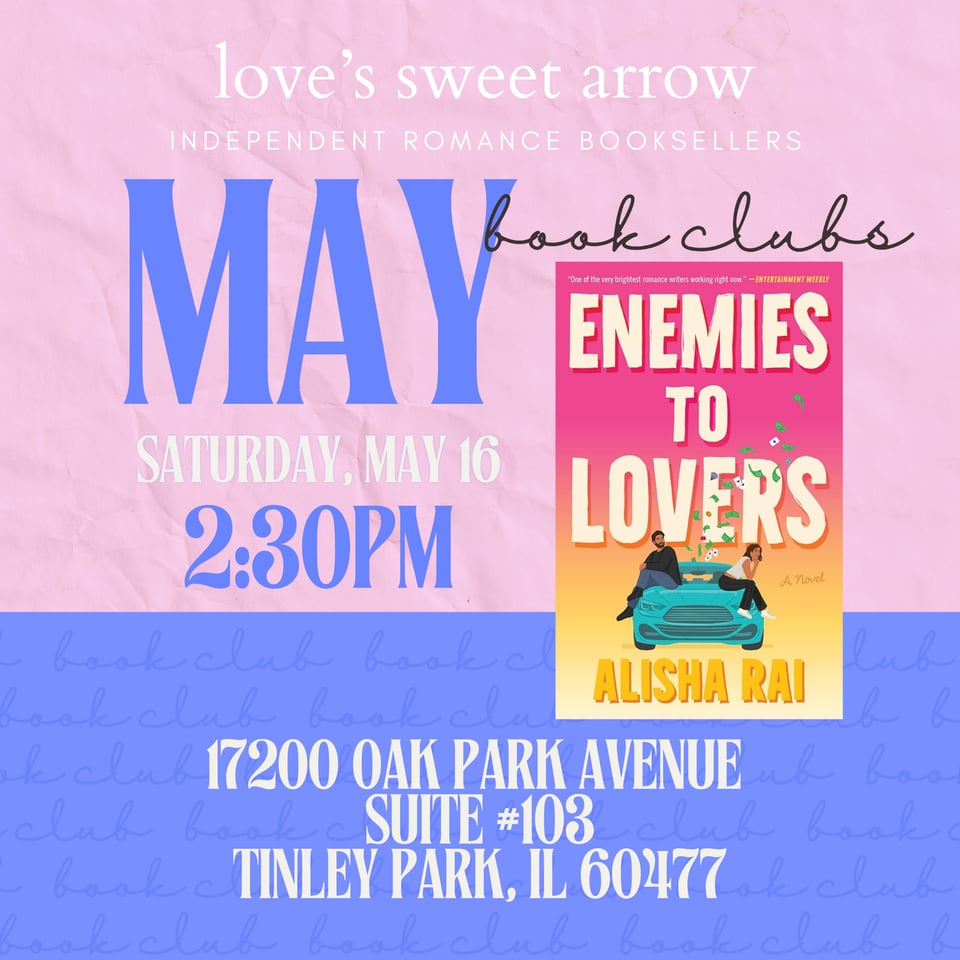 photo of Love's Sweet Arrow May Bookclub: Enemies to Lovers by Alisha Rai