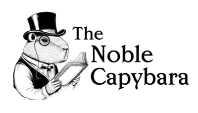 Noble Capybara logo with capybara donning a top hat and monocle
