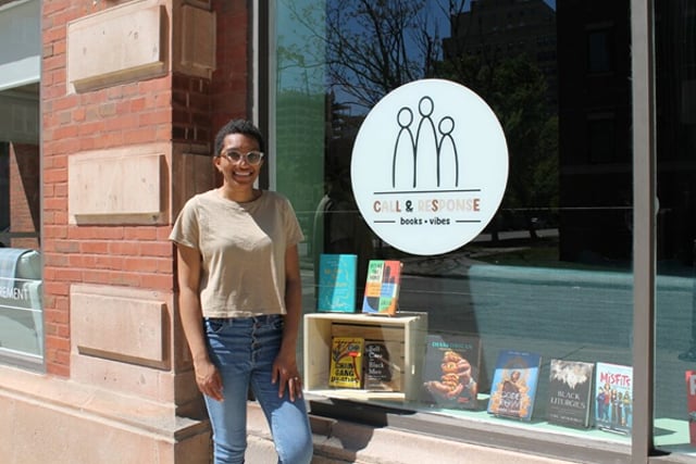 Exterior photo of the bookstore