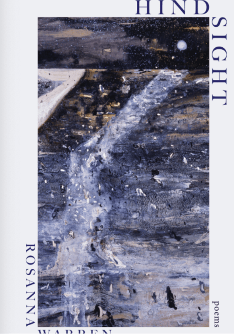 Hindsight: Poems cover with abstract blue painting