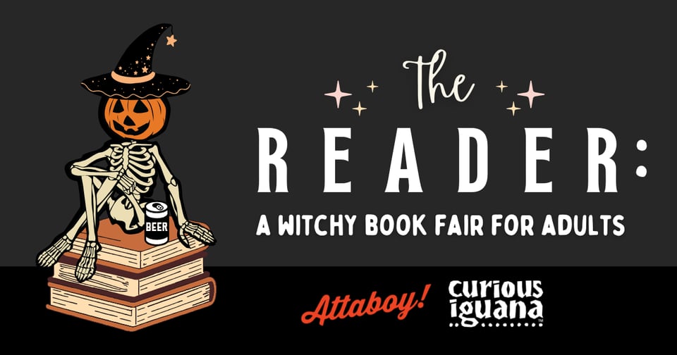 Promotional image for Curious Iguana's Witchy Book Fair 2026
