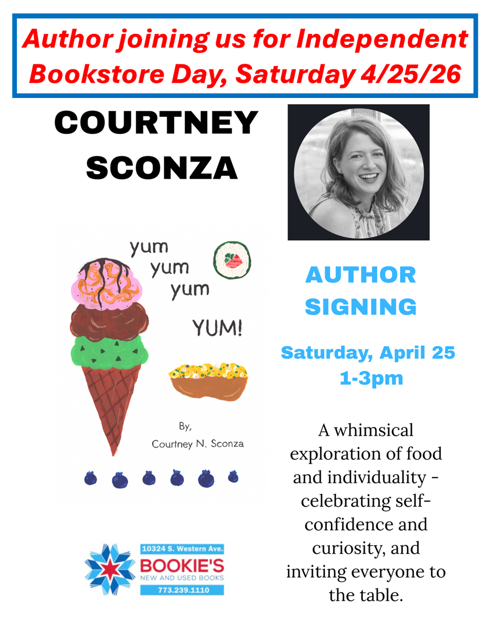 author signing Courtney Sconza
