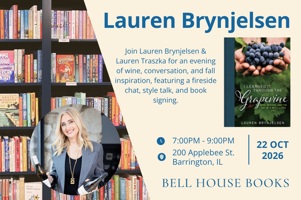 author image with book and event description