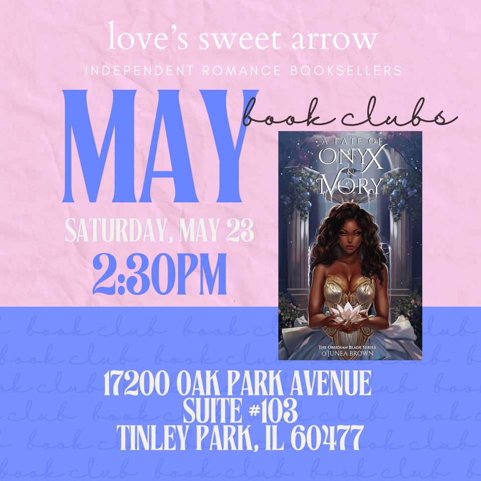 photo of Love's Sweet Arrow May Bookclub: A Fate of Onyx & Ivory by O'Junea Brown