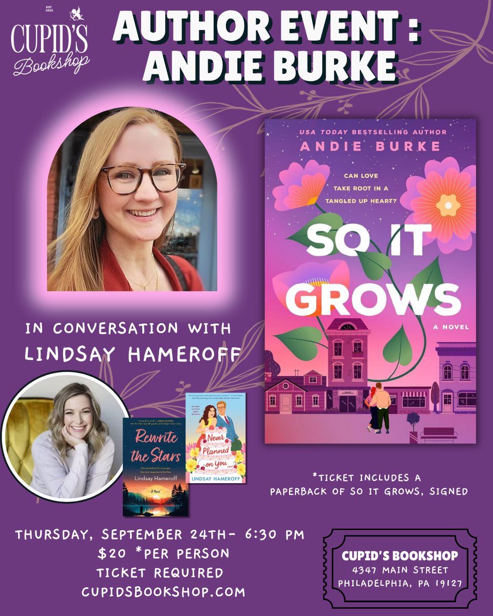 author event flyer